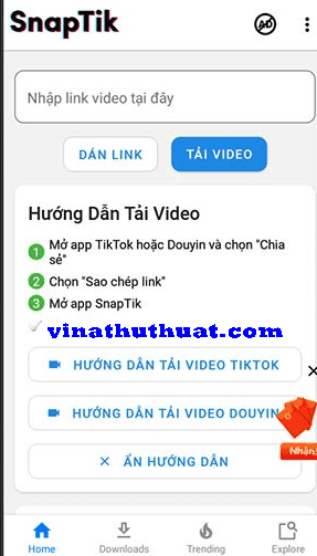 Tải video TikTokkhông có logo trên iphone android